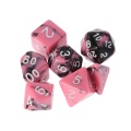 7pcs/set Pink Black Polyhedral Dice For TRPG For Dungeons & Dragons D4-D20 Multi-sided Dices Drop Shipping