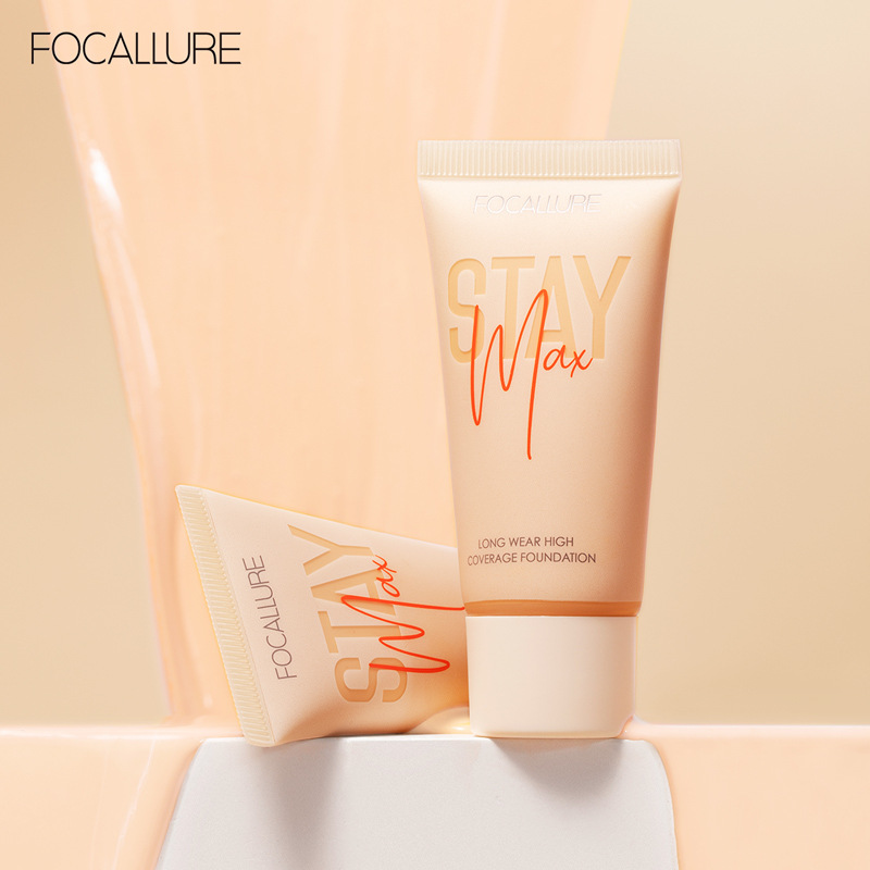 FOCALLURE Liquid Full Coverage Foundation Matte High Coverage Concealer Cream Natural Long Lasting Foundation Base Makeup TSLM1