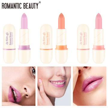 1PC Moisture Lip Balm Long-Lasting Natural Lipstick Color Mood Changing Long Lasting Moisturizing Lipstick Portable Lip Balm