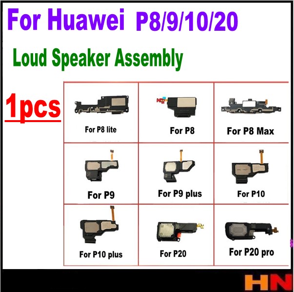 1pcs Loud Speaker Frame Assembly For Huawei P20 lite Nova 3E P8 P9 plus Loudspeaker Replacement Part