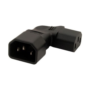 NEW IEC Connectors IEC 320 C14 male to C13 famale Vertical right angle Power adapter Conversion plug