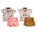 Summer Toddler Kids Baby Boy Animal Print Shirt Top Short Pants Outfits Clothes 2PCS Set