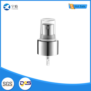 Leakproof Sealed Silver Spray Pump with Clear Cap