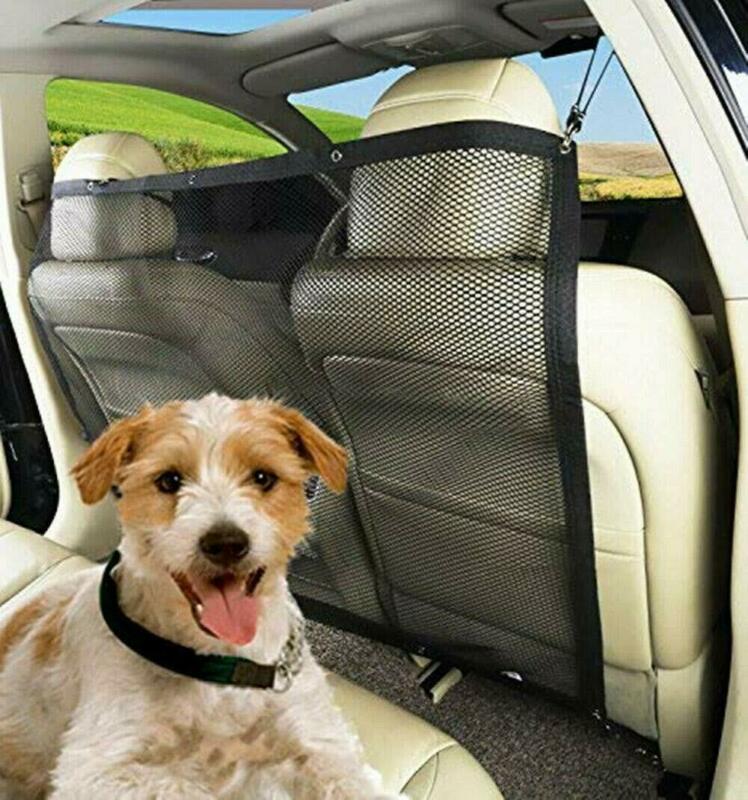 Magic-Gate Cat Dog Pet Gates Universal Portable Car Pet Dog Protection Barrier Guard Adjustable Safety Travel Dog Safety Mesh