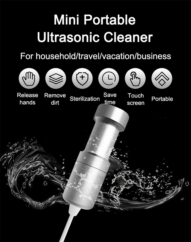 Mini Split Ultrasonic Cleaning Rod Cleaner Washing Machine Jewelry Teeth Dental Tableware Baby Toys Washer Ultrasound Equipment