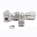 Stainless Steel 304 Needle Valve DW2 DW4 DW8 DW10 DW12 Micro Adjustment Valve WL91H-320P Flow Regulating Valve 32MPA