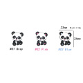 kovict 10pc/lot Mini Chinese panda Silicone Beads Baby Dummy Cartoon Pacifier Toy Accessories