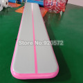 Rainbow Blue 8/9/10m Inflatable Air Track Tumbling Mat Gymnastics Airtrack Air Floor With Pump For Home Use/Training Mat