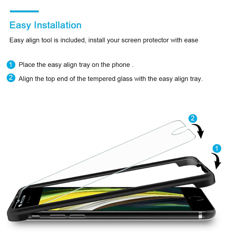 Apple iPhone12 Tempered Glass Screen Protector Lens Set