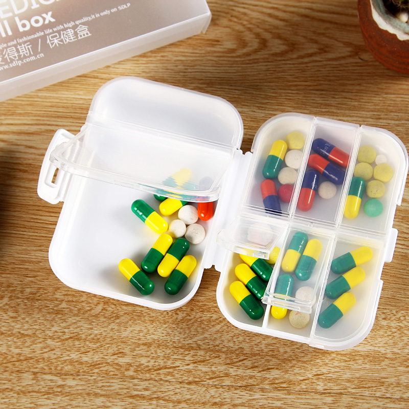Mini Vitamin Holder Portable Weekly Pill Cases Medicine Tablet Storage Container Case Medicine Drug Box Pills Organizer