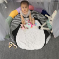 Baby soft Cotton Cartoon Round play mat Newborn Crawling Mat Children's Play Mat Baby Room Decoration Blanket Photo Props