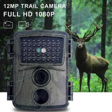 12MP 1080P Trail Hunting Camera with Infrared Sensors Outdoor Motion Activated Night Vision Cam for Animal Monitoring