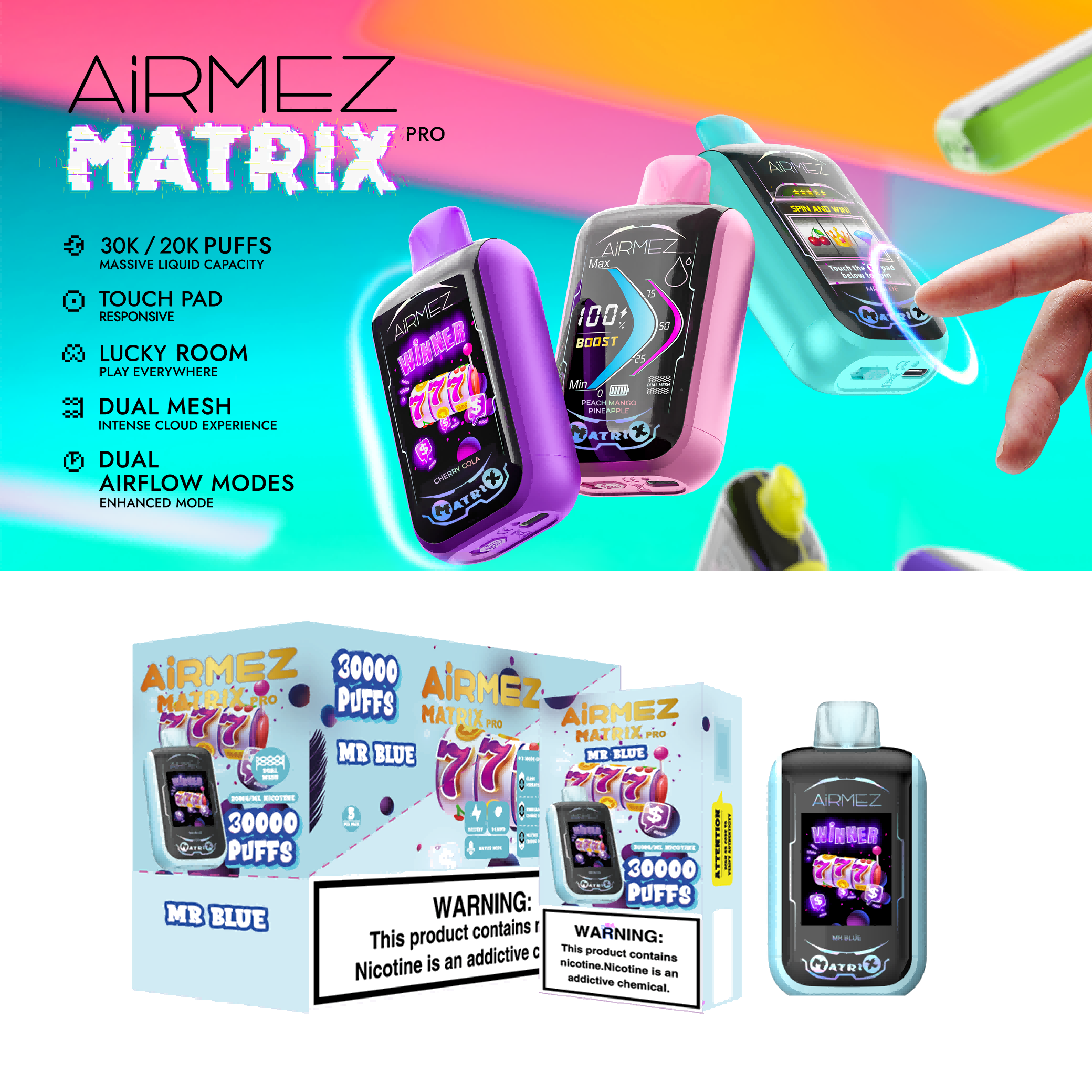 Airmez Matrix Pro 30k puffs Airmez Matrix Pro 30k puffs