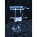 Clear acrylic podium/clear acrylic furniture Hot Sell Simple solid European Design Factory Sell Clear acrylic podium plexiglass
