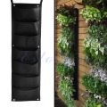 7-Pocket Indoor Outdoor Wall Balcony Herbs Vertical Garden Hanging Planter Grow Bag
