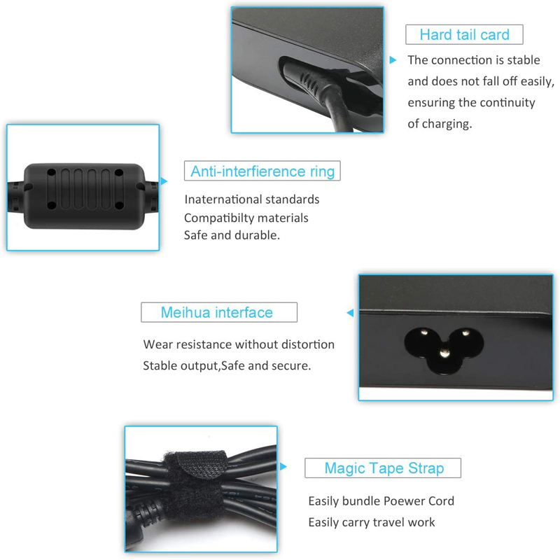 UL Listed AC Charger for Dell Latitude E7470 E6430 E5440 E5470 E7240 E7270 E5540 E5270 E6230 E6530 Laptop Power Supply Adapter