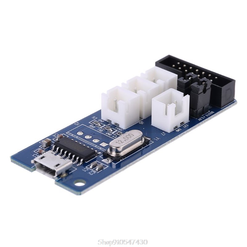 WAVE2 Oscilloscope Interface Board with Uart-USB Converter TTL-USB CH340G 50bps-2Mbps with Micro USB Port O22 20 Dropship