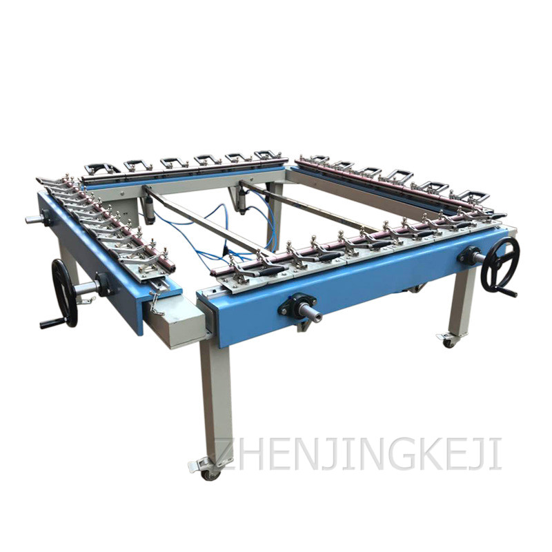 Mechanical Wire Drawing Machine Silk Screen Screen Stretching Machine Precision Pneumatic Easy Operation Wire Drawing Machine