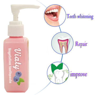 NEW Viaty Toothpaste Stain Removal Whitening Toothpaste Fight Bleeding Gums Fresh dental toothpaste White Tooth 100g