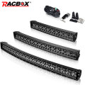 5D 22 32 42 inch 2000LM Curved Led Light Bar Black Lenses Combo Beam Led Work Light For Tractor OffRoad ATV 4x4 4WD UTV SUV UAZ