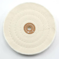 Flannel Cotton Cloth Diameter 150mm Cloth Polishing Buffing Wheel Cleaning Pad Power Angle Bench Grinder Tool White Wheel Arbor