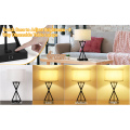 Modern 3 Way Dimmable X Shaped Bedside Lamps