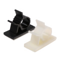 10pcs/pack white Desk Wall Cord Clamp Cable Clips Self-Adhesive Cord Management Wire Holder Organizer Fasteners