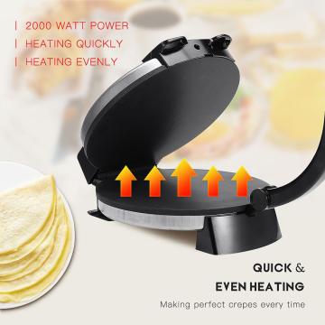 EU Electric Roti Crepe Maker electric cake stall Flat Bread Pizza Tortilla Maker Bakeware Kitchen Cooking Appliance Tools 2000W