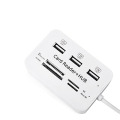 Etmakit All In One USB 2.0 Hub 3 Ports With USB Card Reader Hub 2.0 480Mbps Combo For MS/M2/SD/MMC/TF For PC Laptop NK-Shopping