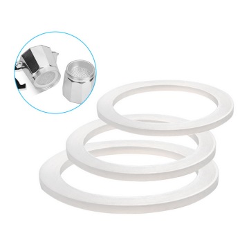 Silicone Seal Ring Flexible Washer Gasket Ring Replacenent For Moka Pot Espresso Kitchen Coffee Makers Accessories Parts#2