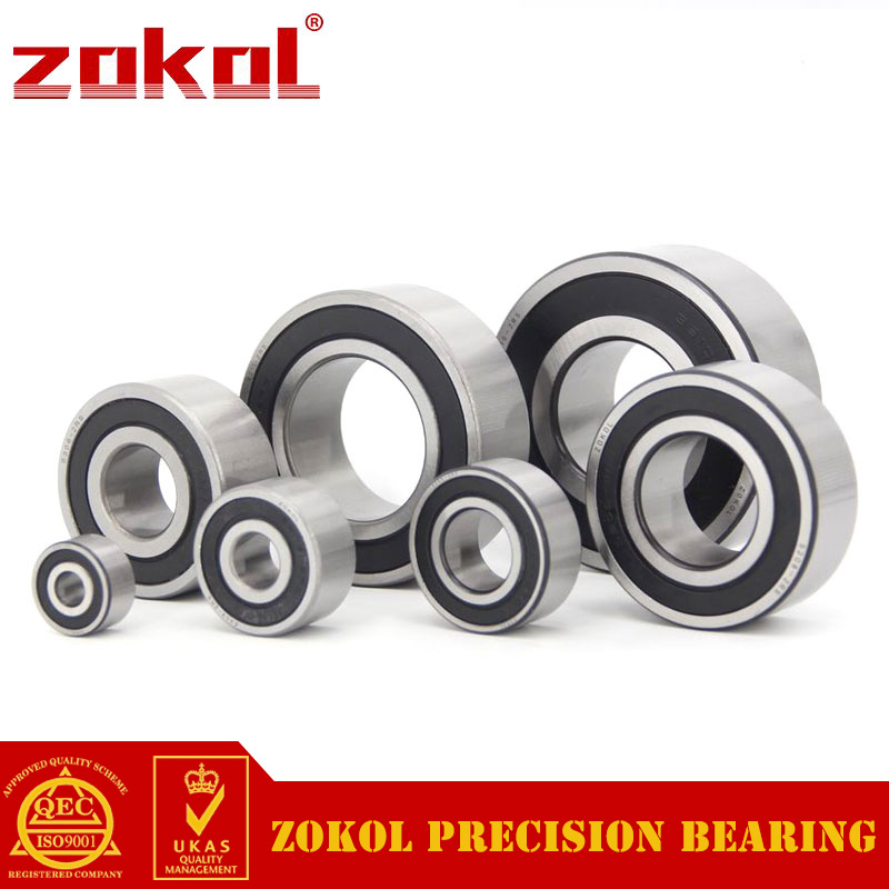 ZOKOL bearing 5201 2RS 3201 2RZ (3056201) Axial Angular Contact Ball Bearing 12*32*15.9mm