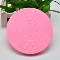 Small Cake Swivel Plate Revolving Decoration Stand Platform Turntable 14cm Round Rotating Cake Swivel Christmas Baking Tool