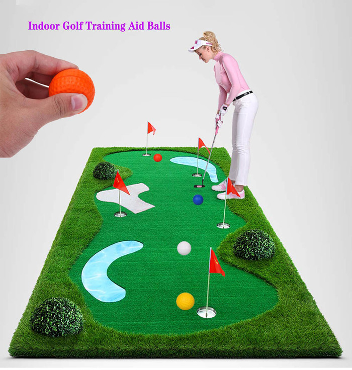 Restricted Flight Indoor Outdoor Practice Golf Balls Foam or Plastic Ball for Men Women Kids Home Backyard Office Training