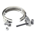 2.5"/3.0"/3.5" Stainless Steel V-Band Clamp Flange Exhaust Downpipe V-band Clamp Quick Release Clamp