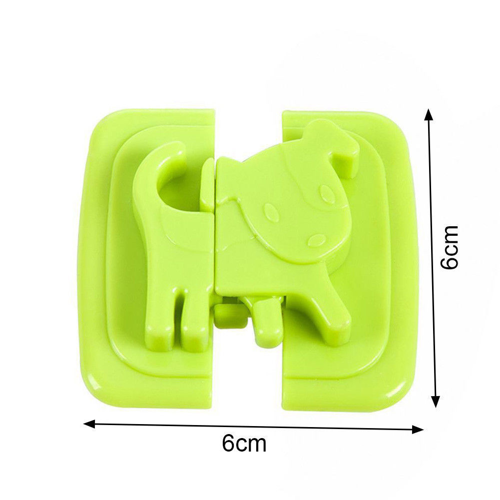 New Cartoon Dogs Pattern Kids Child Baby Pet Proof Door Cupboard Fridge Cabinet Drawer Safety Lock Cabinet Locks Straps