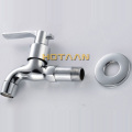 HOTAAN 12cm length Brass single cold water wall tap garden piscinas long washing machine water tap basin faucet bibcock