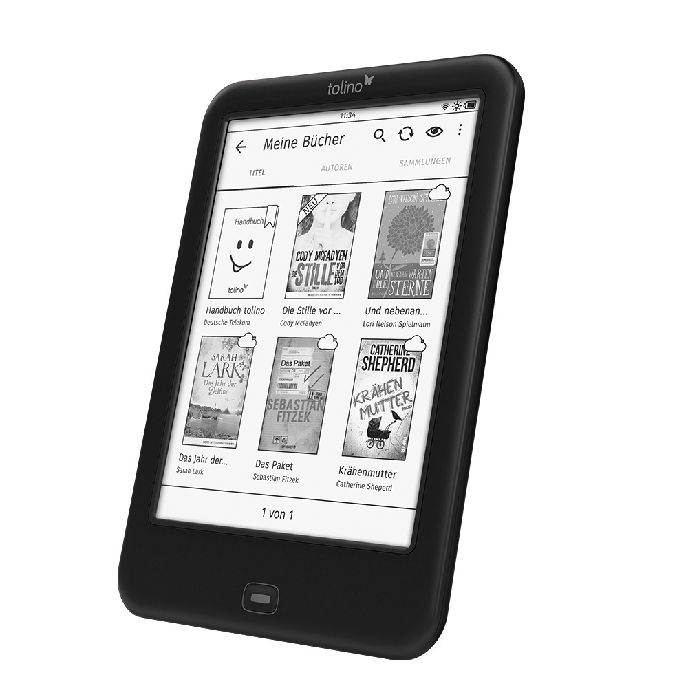 ebook reader Tolino Shine2 HD 300PPI ereader 6-inch ink screen e-book 4G memory Backlight support WIFI e-ink