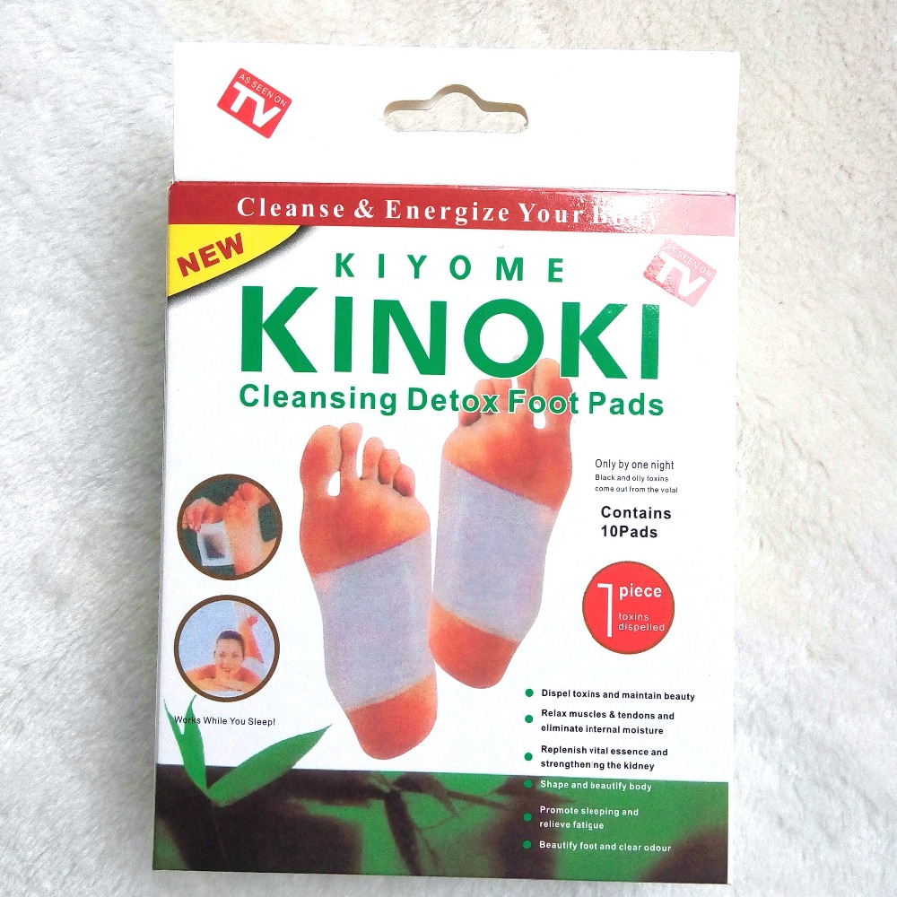 Retail 6 Boxes Dropship 4Y Cleansing Detox Foot Kinoki Pads Cleanse Energize Your Body(1lot=6Box=60pcs Patches + 60pcs Adhesive)