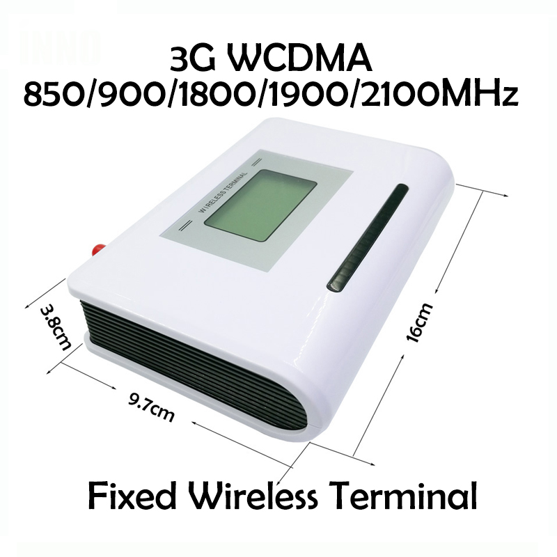 3G WCDMA Fixed wireless terminal, 850/900/1800/1900/2100MHZ, support alarm system, PBX, clear voice, stable signal