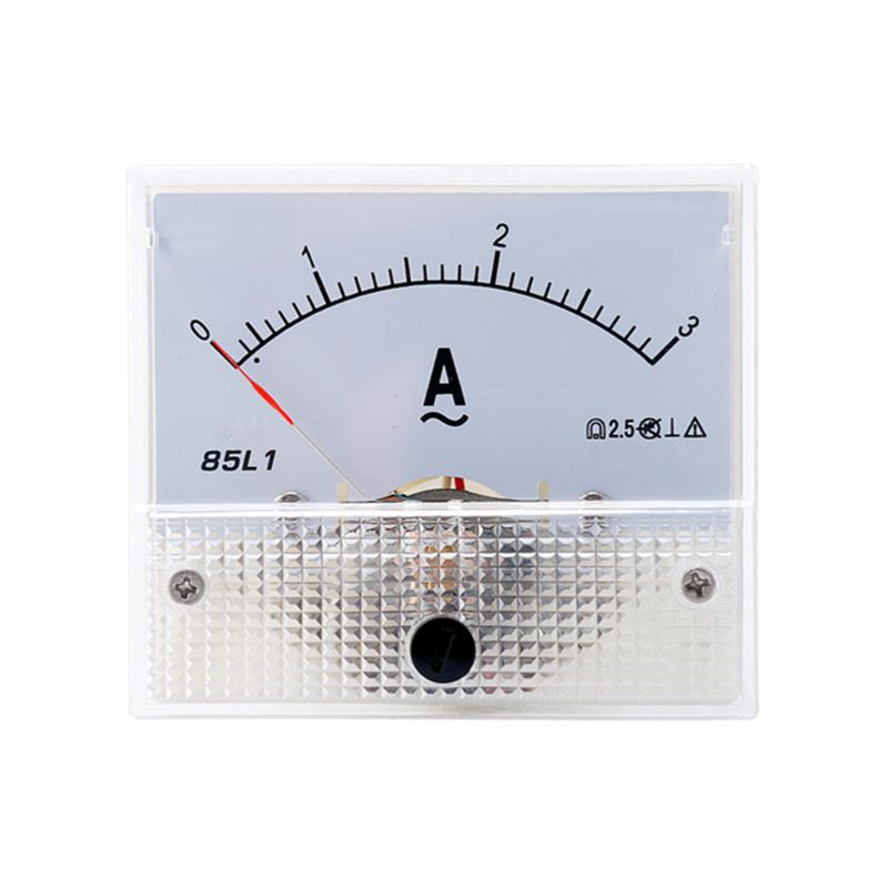 85L1 AC Panel Meter Analog Panel Ammeter Dial Current Gauge Pointer Ammeter 37MD