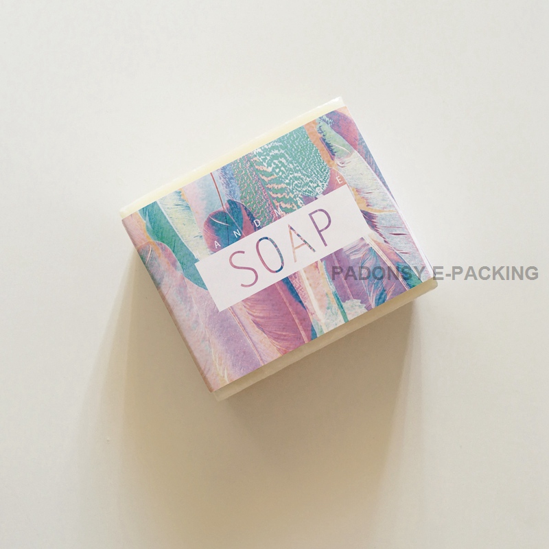 Dream Feather Printed Handmade Soap Wrapping Paper Soap Packaging Pure Cold-process Soap Wrapping Soap Waist