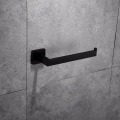 New Style Simple and elegant Square Towel Ring Black/Chrome Color 304 Stainless Steel Towel Hook Bathroom accessories 9163K