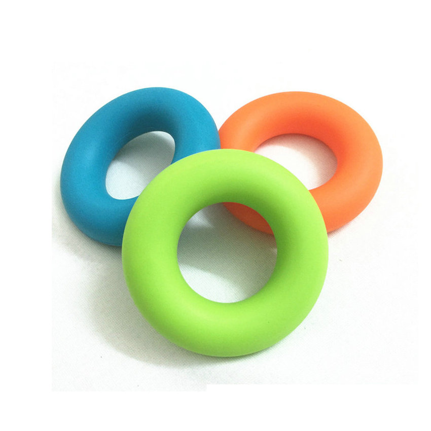 Finger Hand Grip Ring Silicone Strength Trainer Ring Gripper Finger Workout Fitness Training Power Hand Gripper