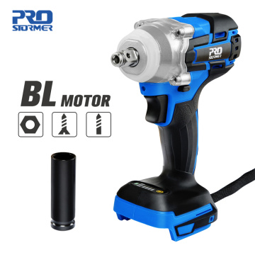 Electric Rechargeab Brushless Wrench Impact Cordless Electric Drill Screwdriver Without Lithium Battery 21V By PROSTORMER