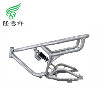 Harley-style men's electric bike frame