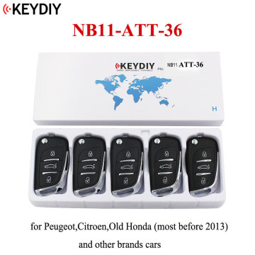 5pcs/lot, Universal Full Remote Key NB-Series for KD Machine KD900 KD900+ KEYDIY 3 Button Remote Key NB11-ATT-36