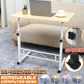 80x50cm Computer Table Adjustable Portable Laptop Desk Rotate Laptop Bed Table Can be Lifted Standing Desk