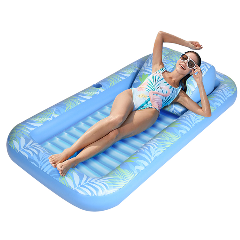 Inflatable Tanning Pool Lounger Float Sun Tan Tub 4