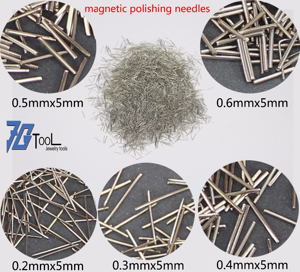 Promotion! 500g/bag stainless steel magnetic, magnetic needle for magnetic polishing machine Size:0.2/0.3/0.4/0.5/0.6/0.7/0.8mm