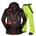Ski Jacket Men Warm Winter Skiing and Snowboarding Suit Jacket+Pants Male Windproof Waterproof Wear Winter Brands Men Ski Suit